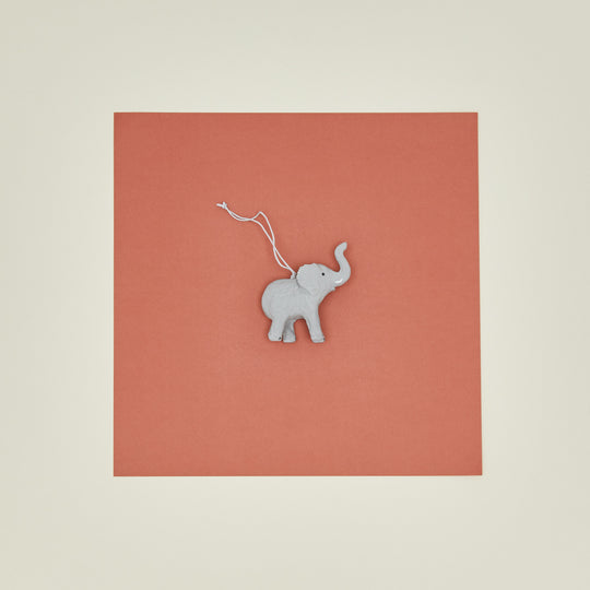 Elephant Paper Mache Ornament
