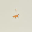 Fox paper mache ornament