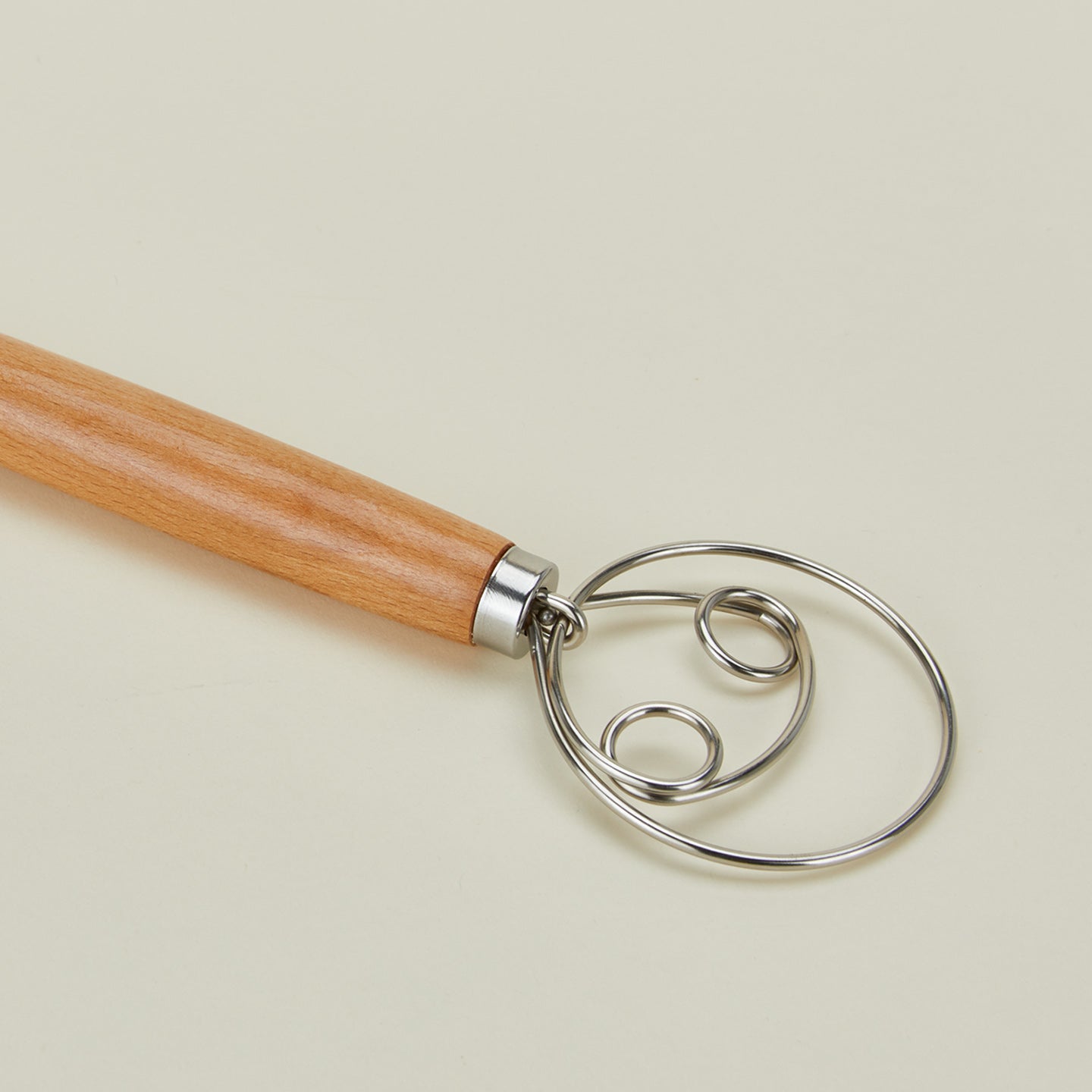 Detailed view of Frieling dough whisk