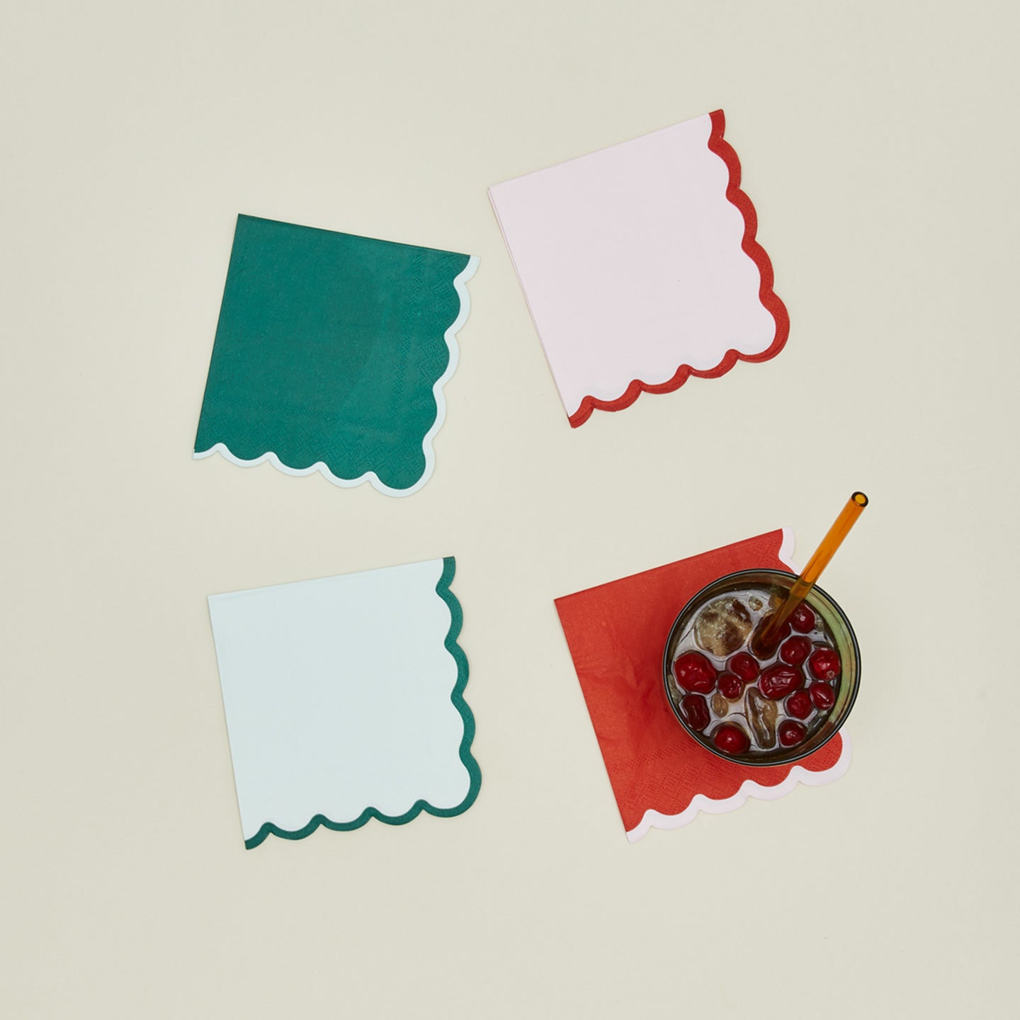 Holiday Cheer Paper Cocktail Napkins