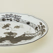 Ginori oval platter in albus detail