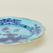 Ginori dessert plate in iris detail