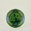 Ginori dinner plate in malachite