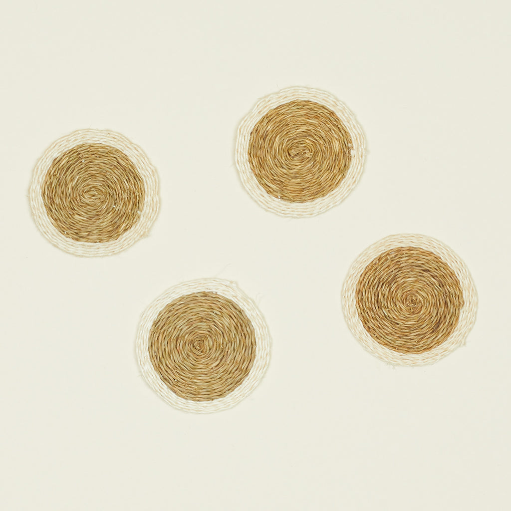 Edge Coasters, Set of 4 - Ivory – Hawkins New York