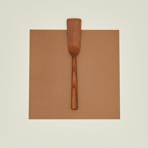 Narrow teak spatula