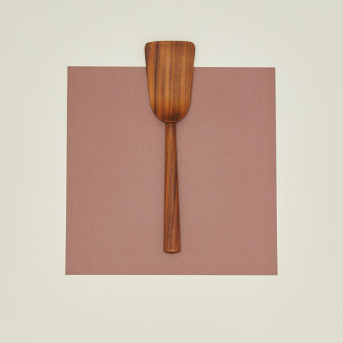 Teak wide spatula