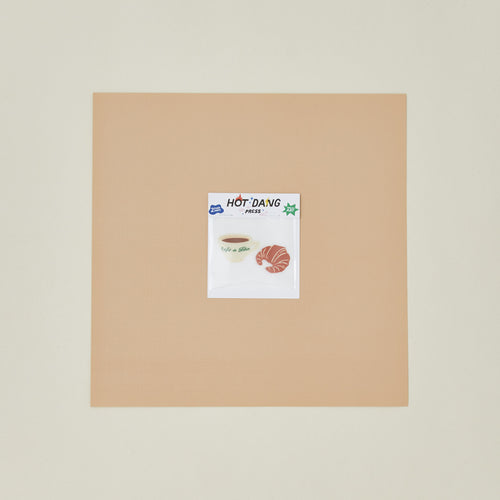 Parisian Breakfast Iron-On Art Pair