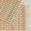 Close up view of river grass placemat