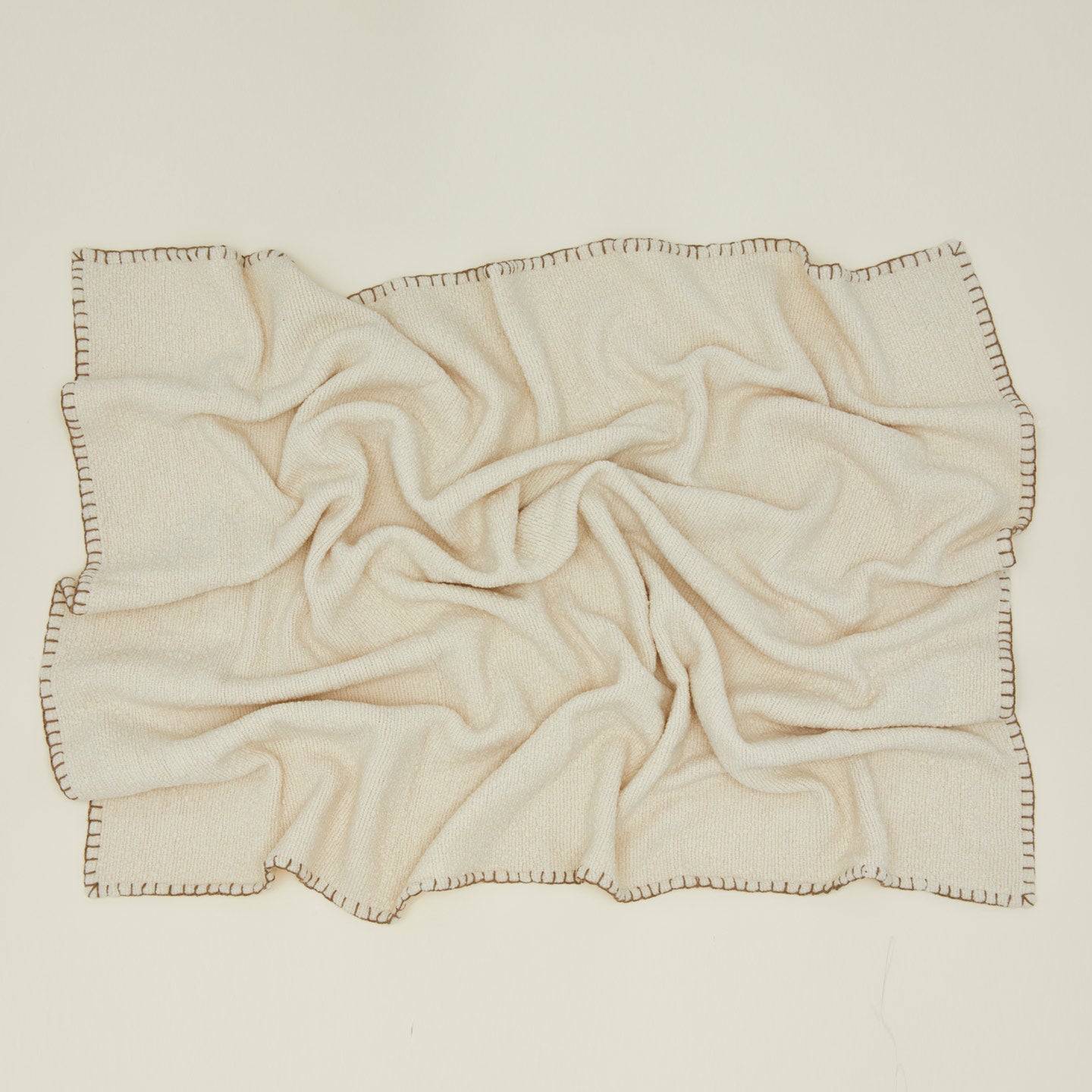 Blanket Stitch Boucle Throw