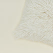 Close up view of Flokati Pillow