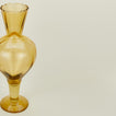 Close up view Large glass vase