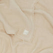 Close up view of malabar throw