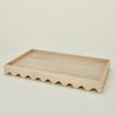 Detailed view of Rectangular Scallop Edge Tray