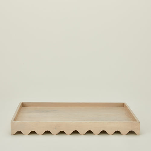 Rectangular Scallop Edge Tray