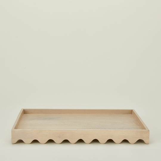 Rectangular Scallop Edge Tray