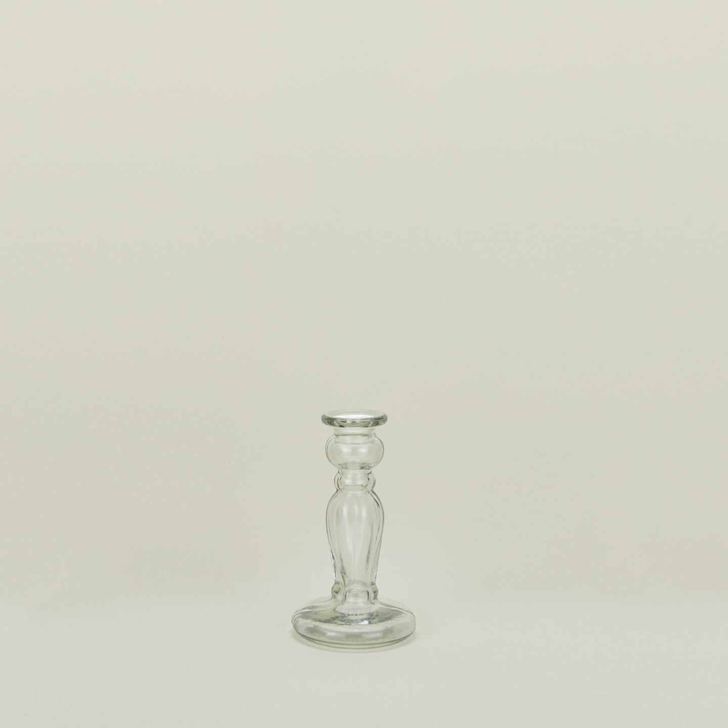 Small Blown glass candlestick