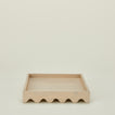 Square scallop tray