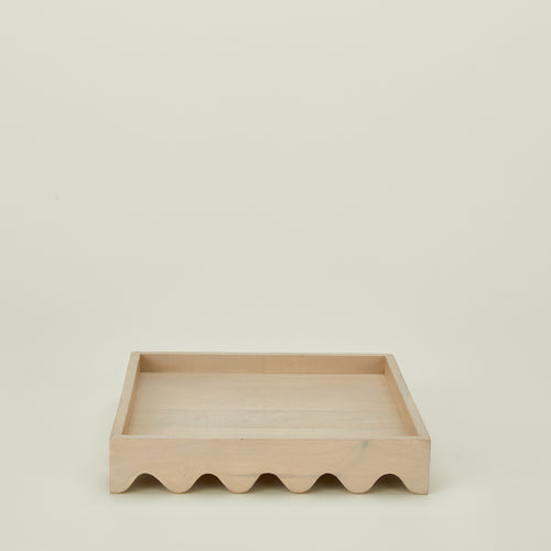 Square scallop tray