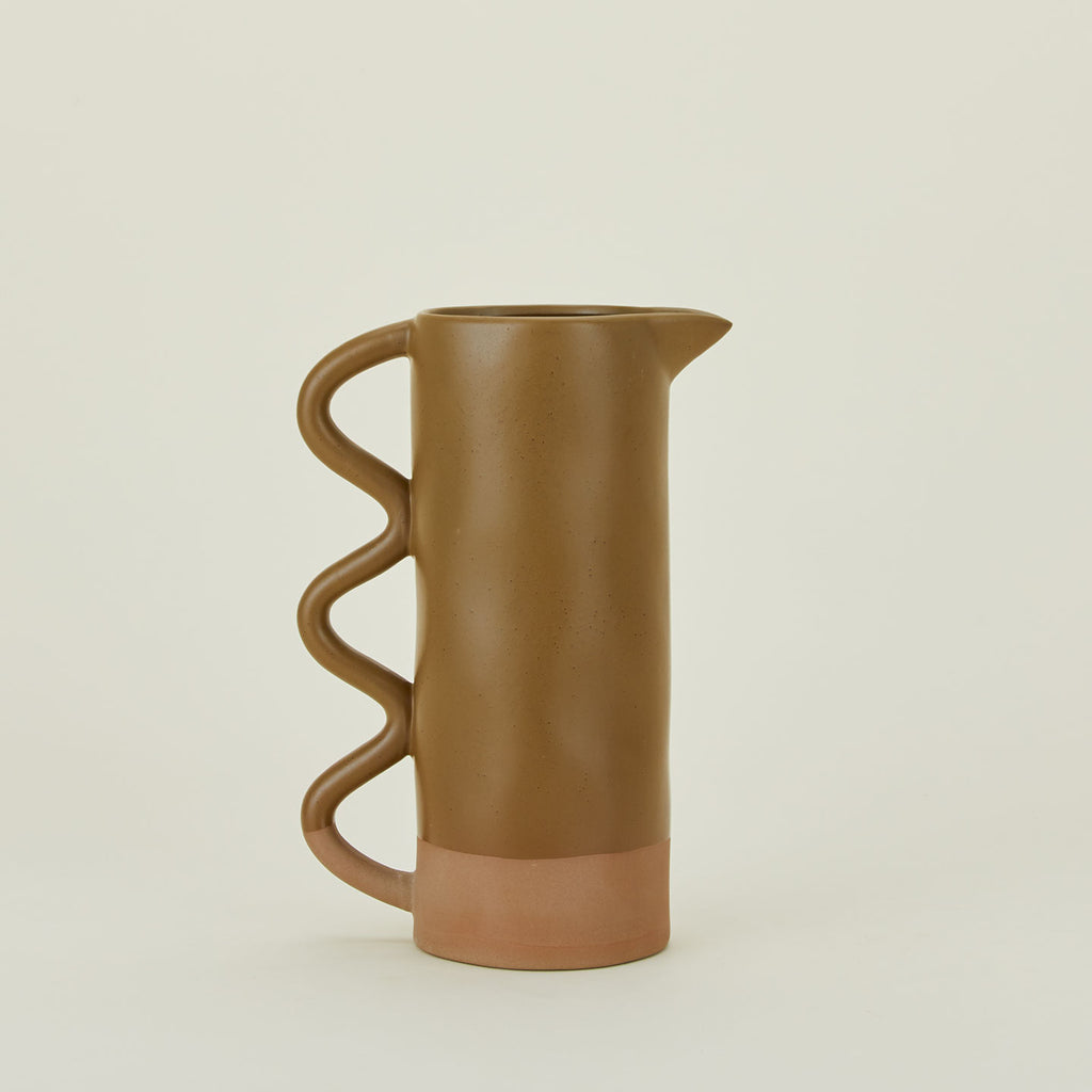 Wavy Handled Pitcher l Hawkins NY