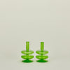 Bubble Candle Holder, Set of 2 - Green
