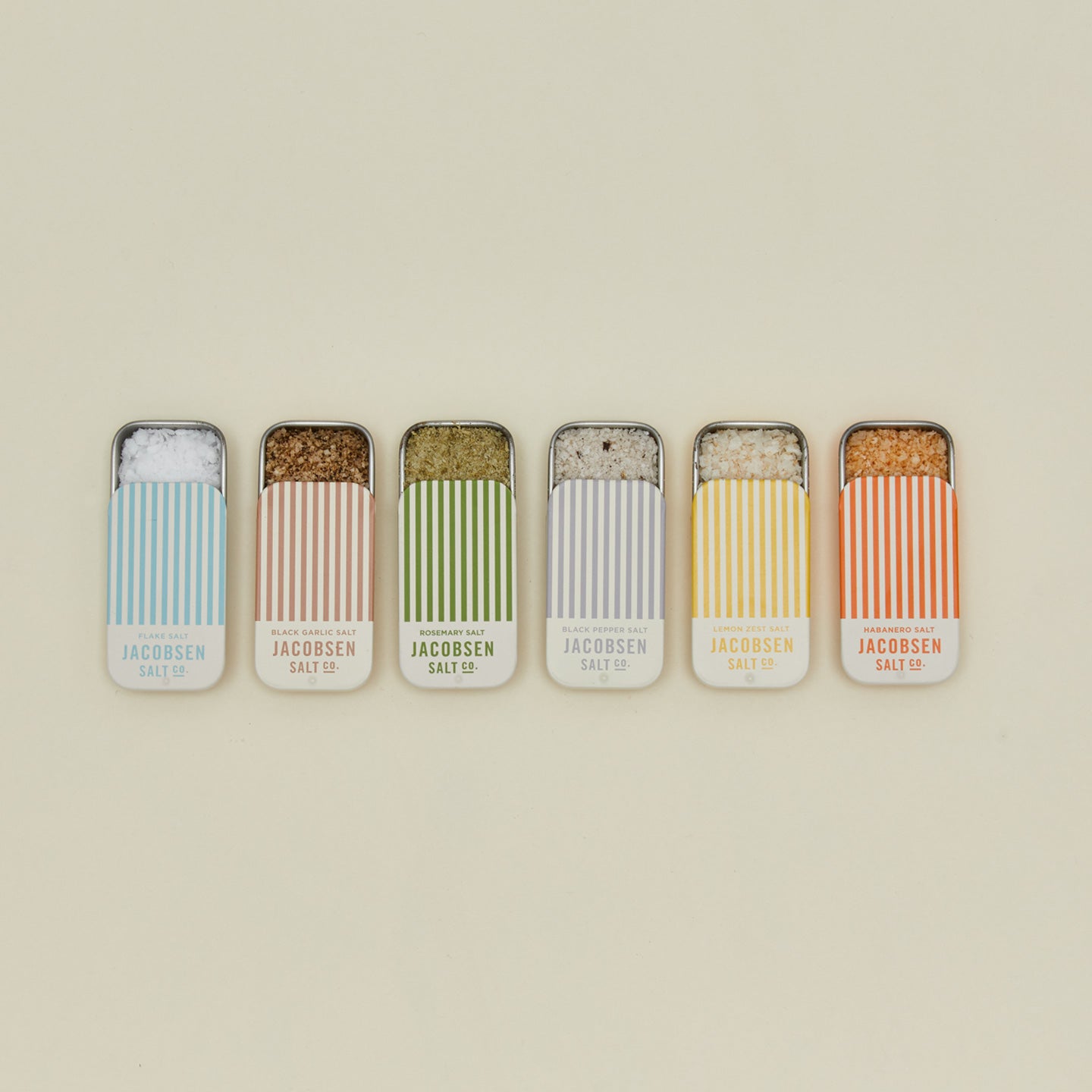 Infused Salt Tin Collection open