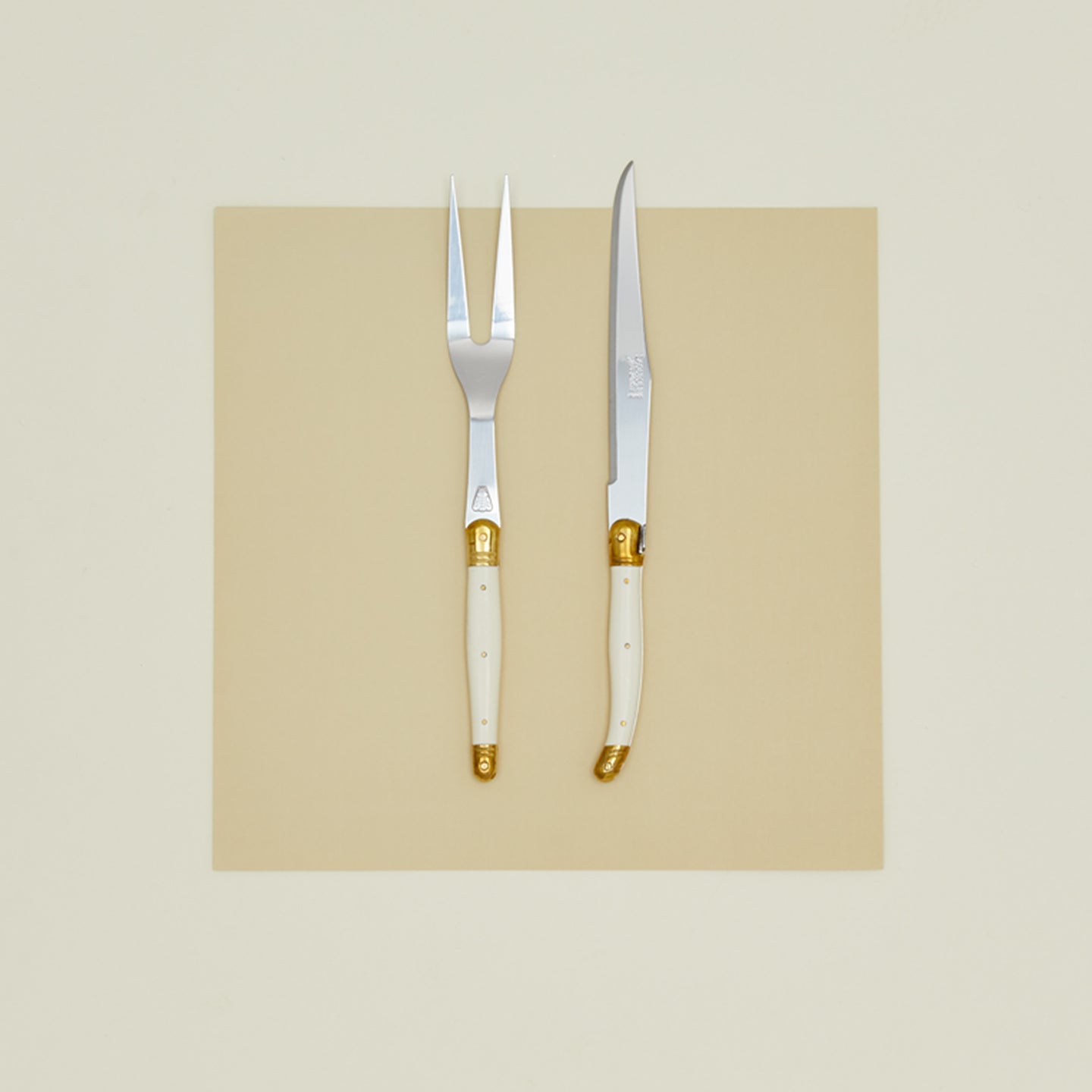 Jean Dubost カトラリーセット アイボリー Jean Dubost Carving Set - Ivory – Hawkins New York