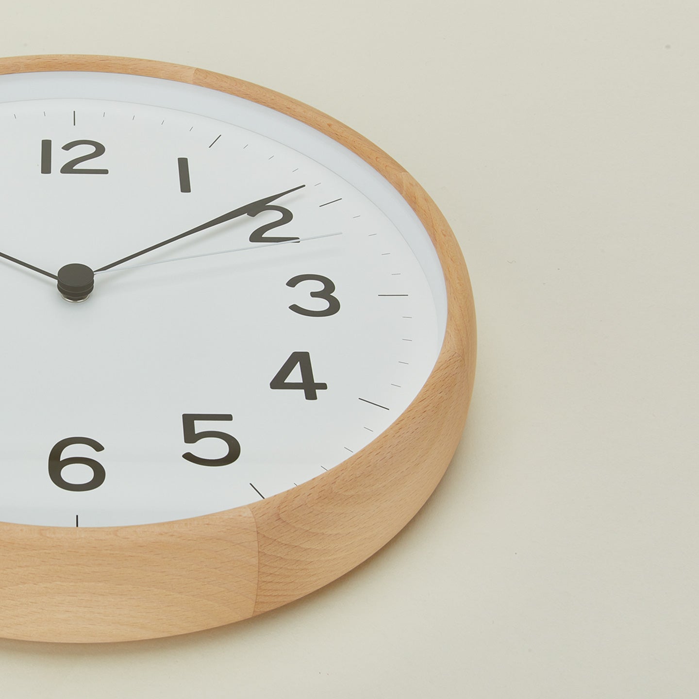 50s Wood＆Brass clock Classic Wall Clock - Natural – Hawkins New York