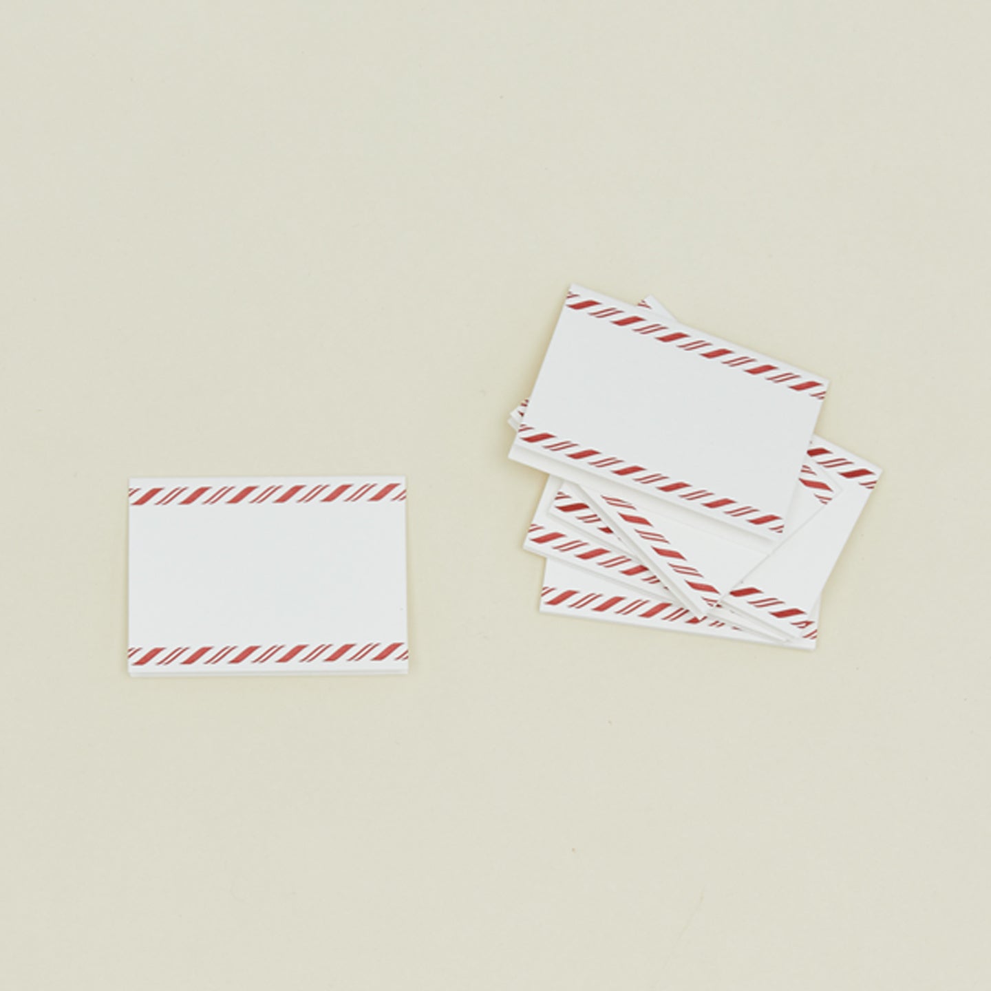 Candy cane placecard set