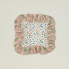 Ruffled Floral Cushion - Peony