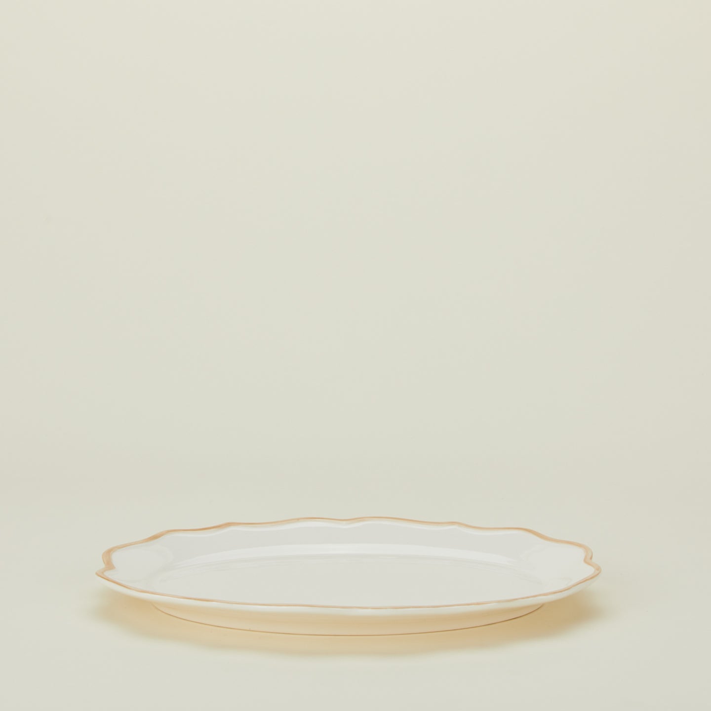 Ogee edge oval platter