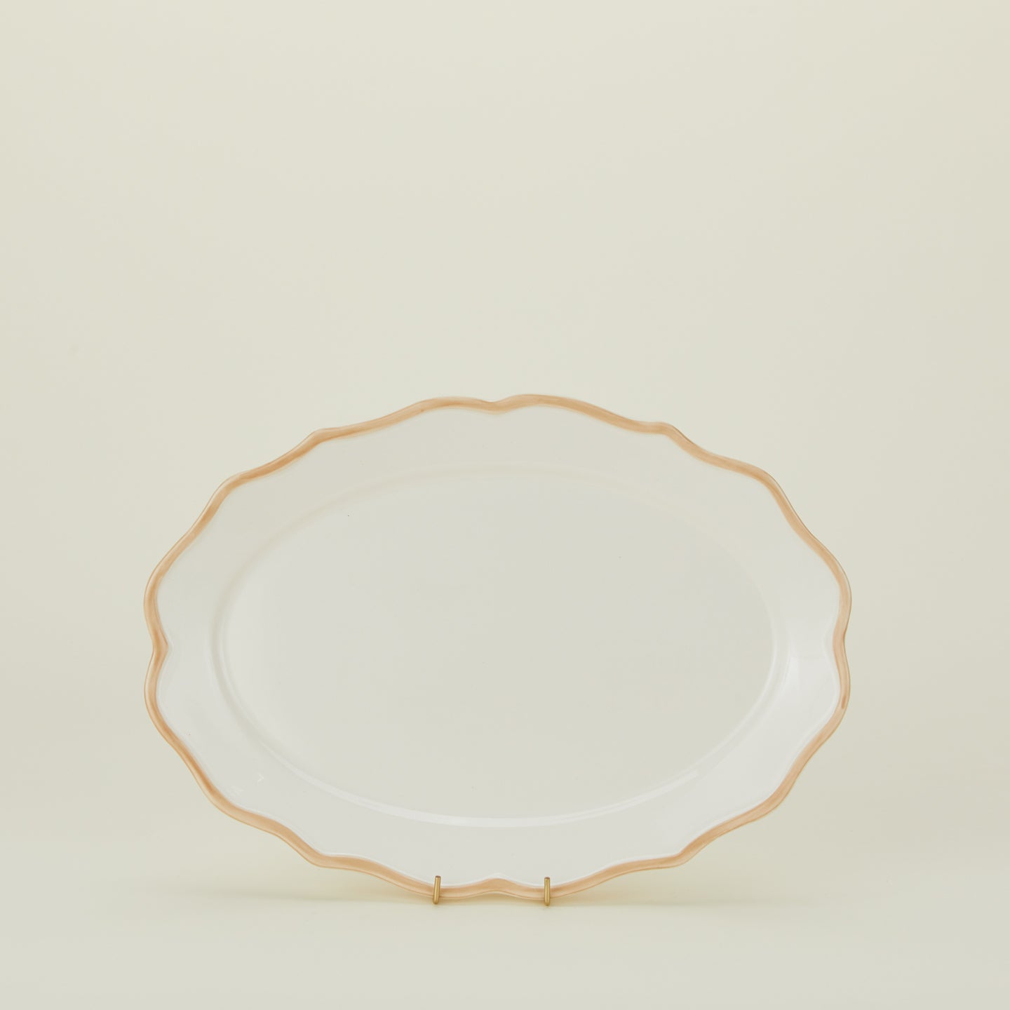 Ogee edge oval platter