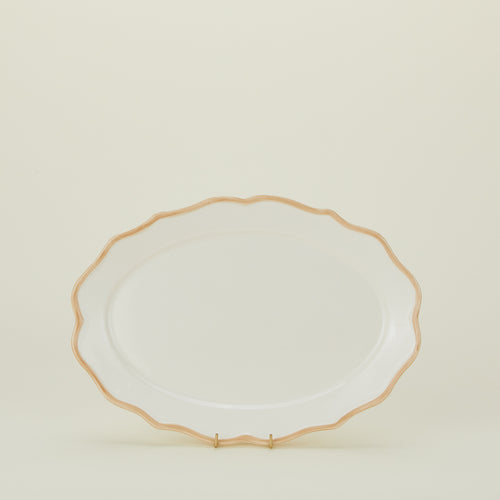 Ogee edge oval platter
