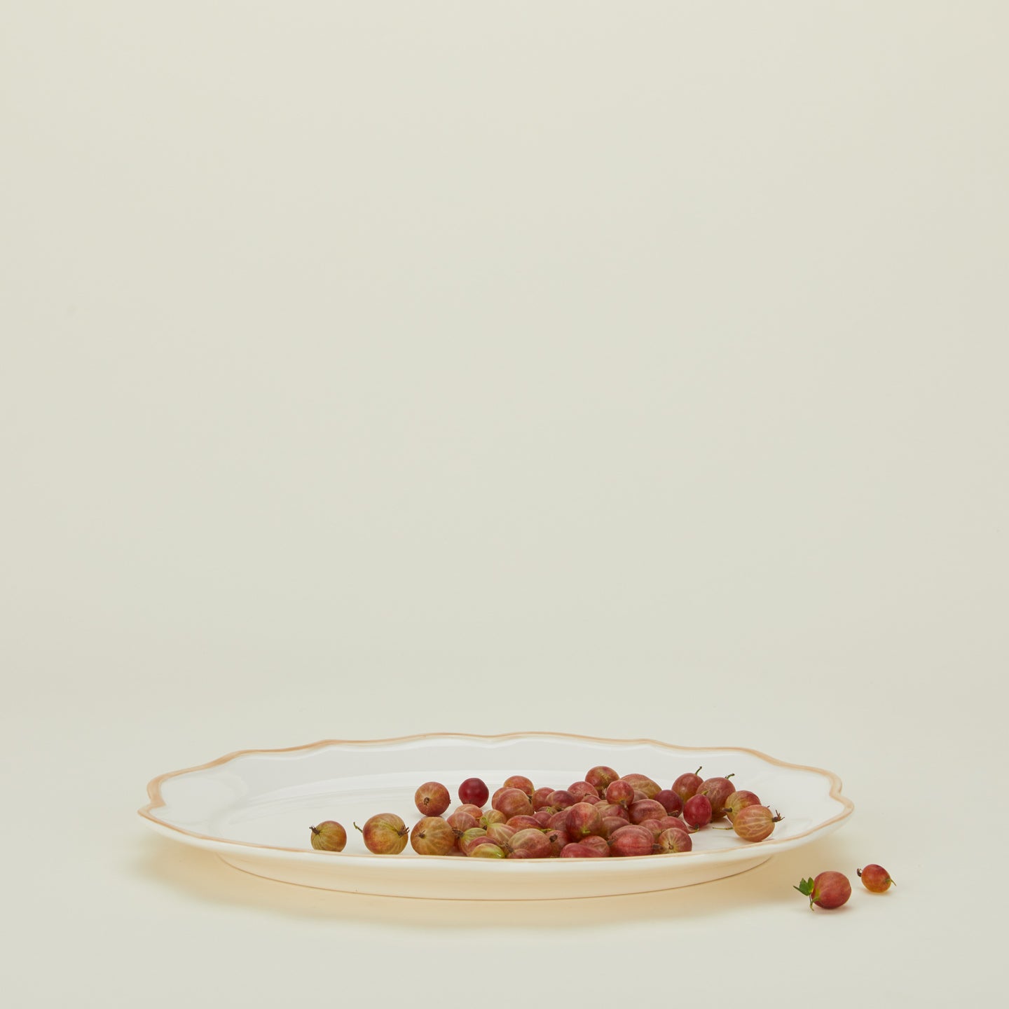 Ogee edge oval platter