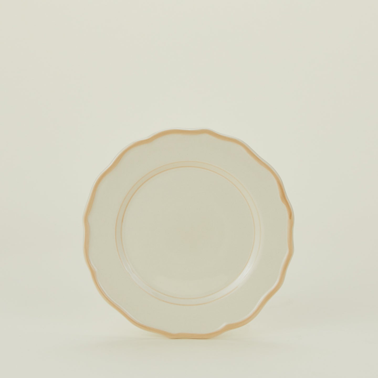 Standing ogee edge salad plate