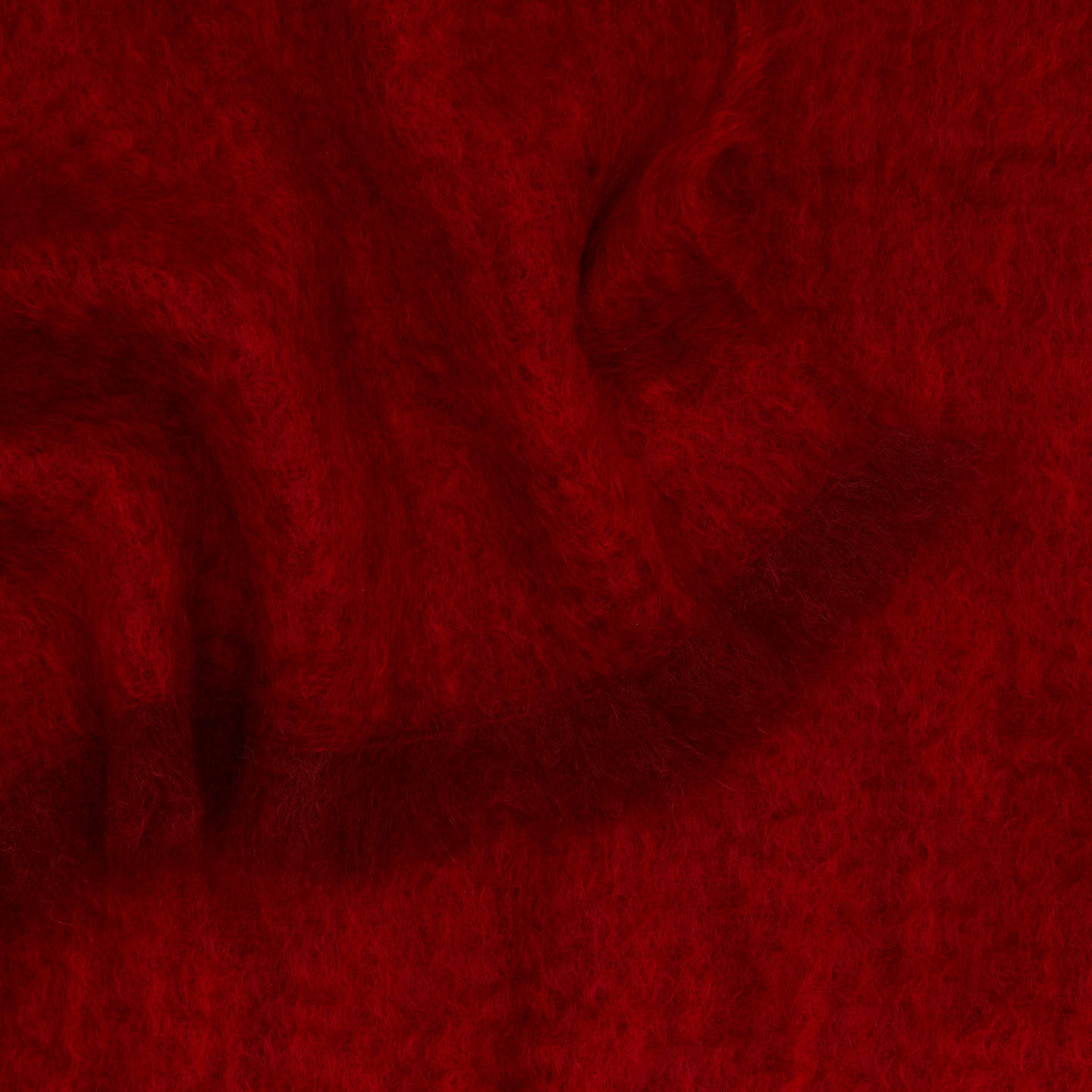 Solid Mohair Throw - Red – Hawkins New York