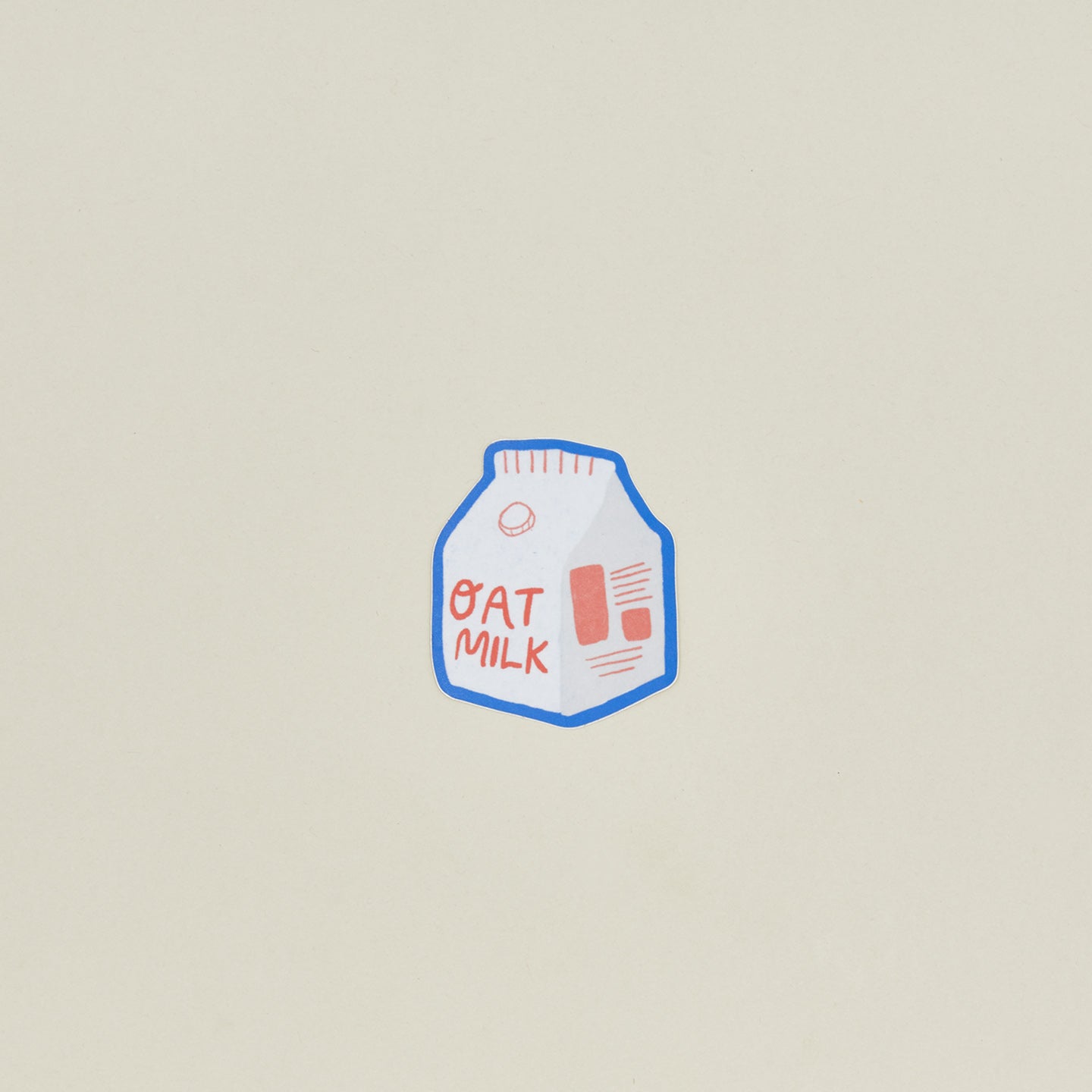Oat Milk Vinyl Sticker
