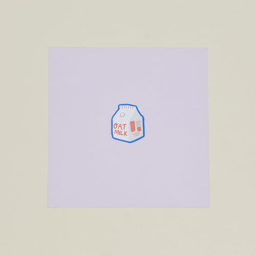 Oat Milk Vinyl Sticker