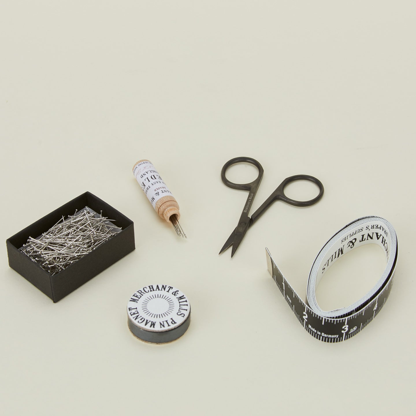 Close up view of Merchant and Mills sew box