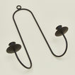 Detailed view of Double Iron Candle Sconce
