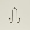 Double Iron Candle Sconce