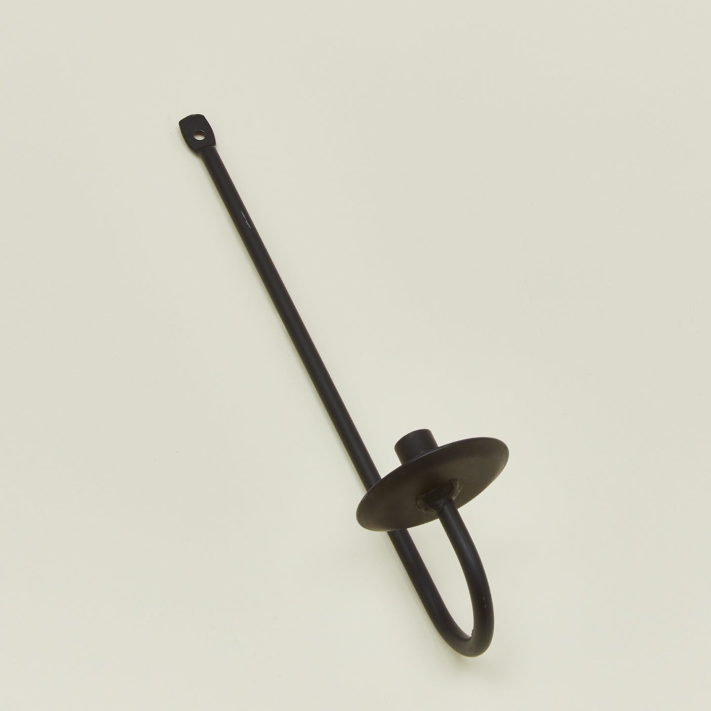 Detailed view of Single Iron Candle Sconce
