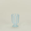 Striped Murano Wine Glass - White