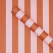 Muchachi terracotta stripe wrapping paper
