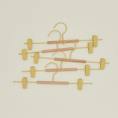 Clip hangers in butter