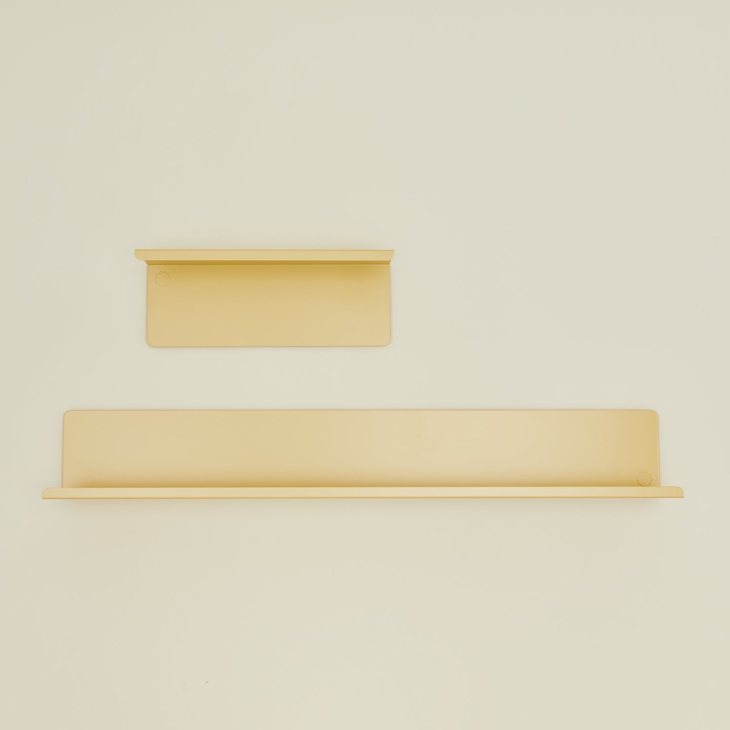 Ledge shelves in butter