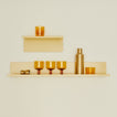 Ledge shelves in butter
