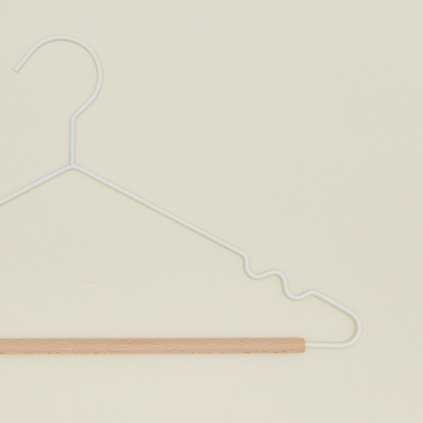 Close up view of Top hanger in chalk