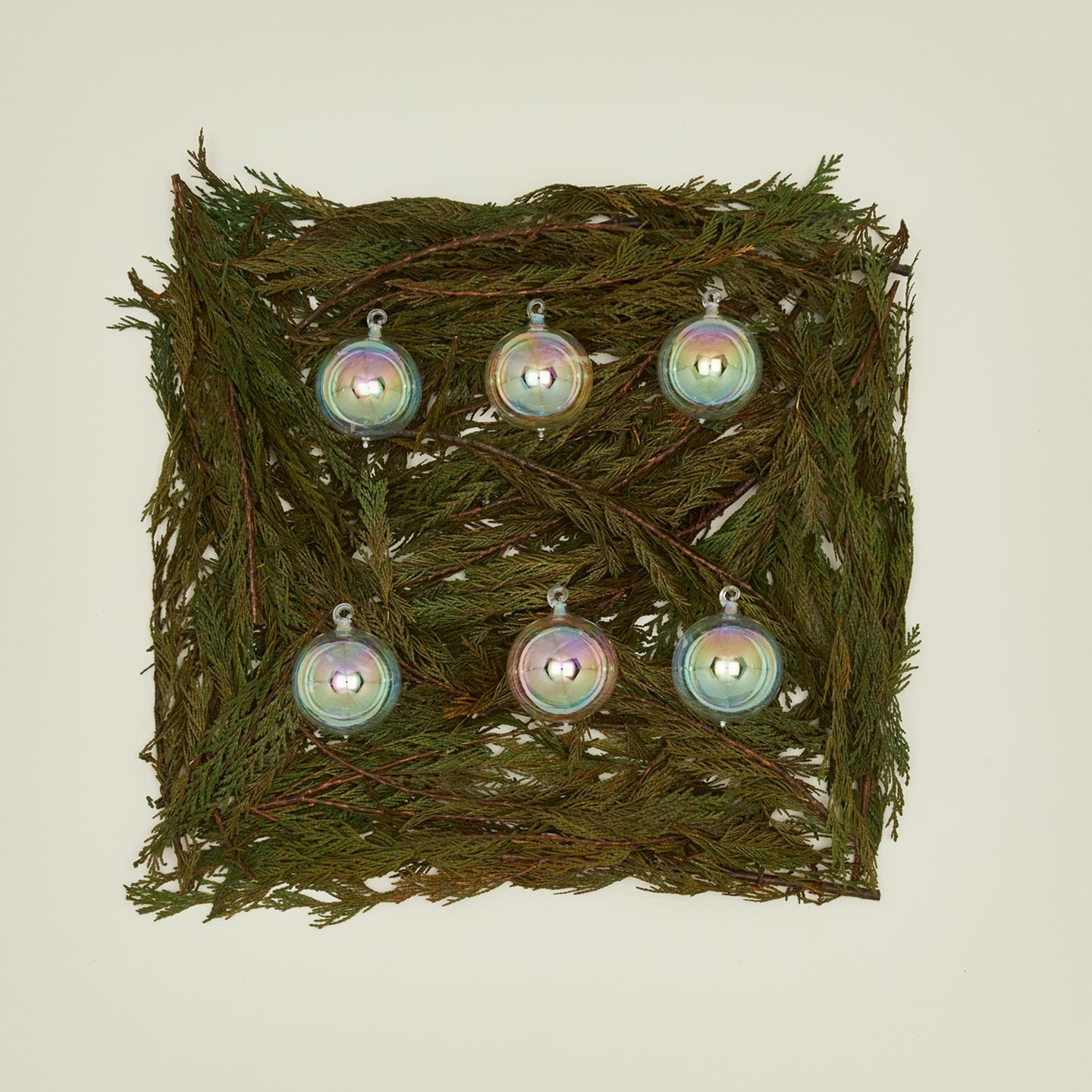 Oberfrankische iridescent glass ornament
