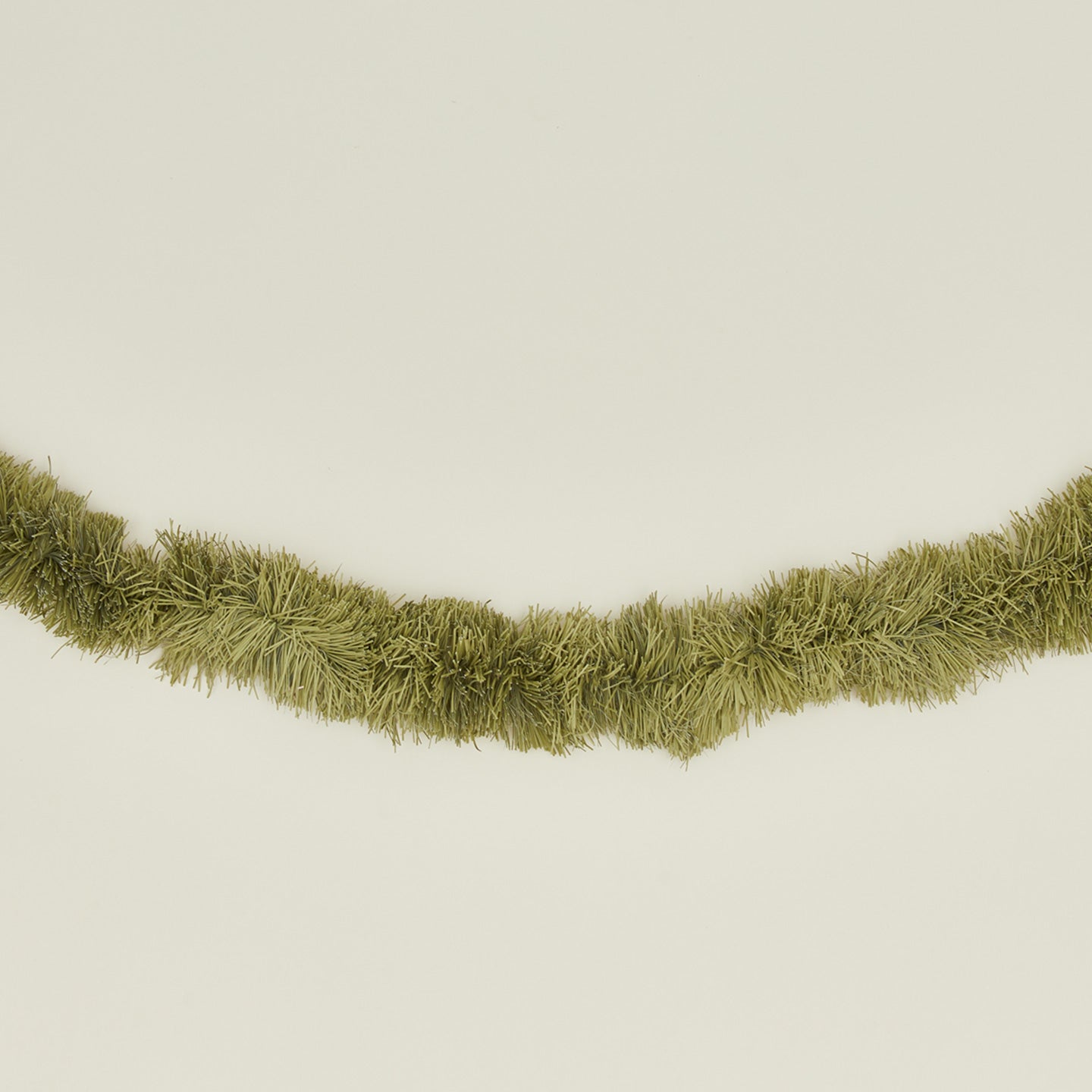 Paper garland in olive