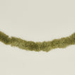 Paper garland in olive